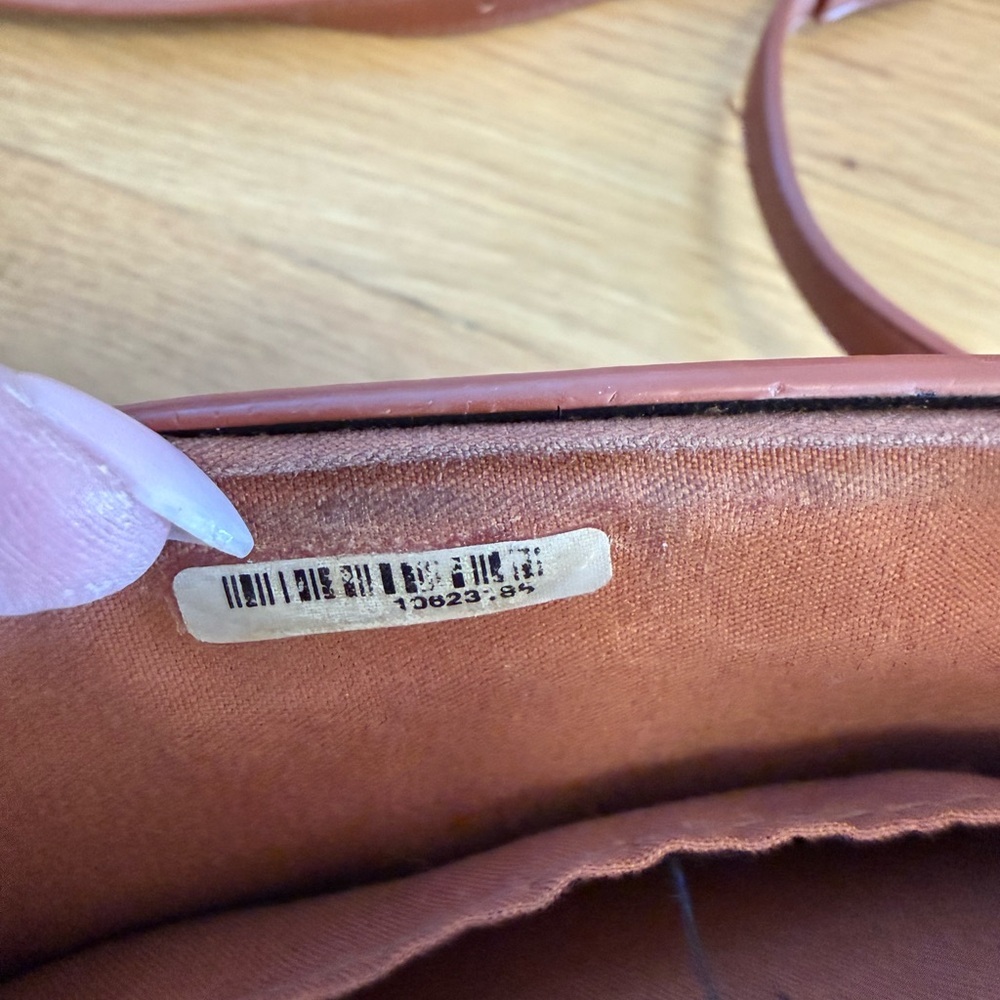 Vintage Style Western Buckle Crossbody Bag - Brown Faux Leather Y2K Boho - Picture 8 of 10